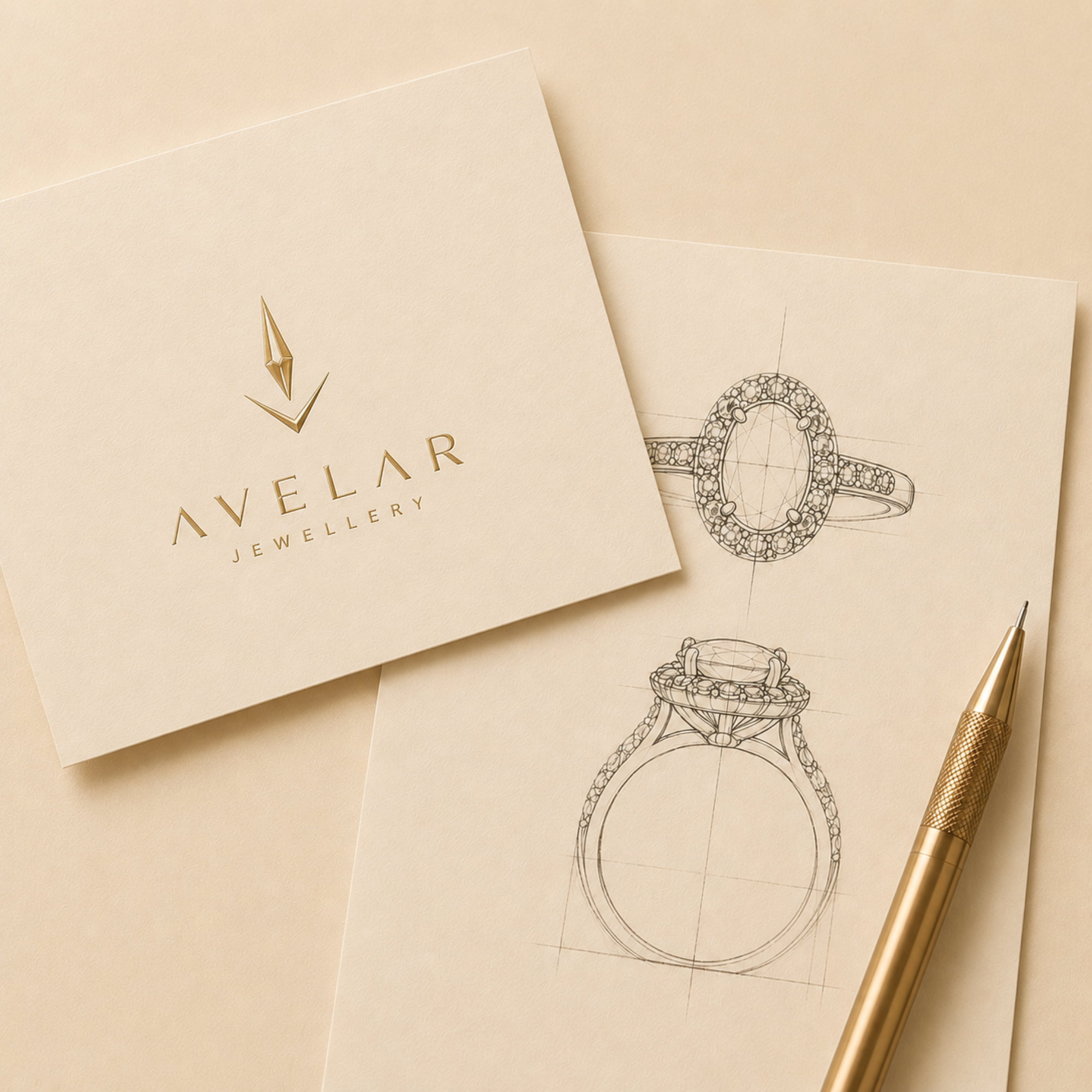 AVELAR Bespoke Fine Jewellery Atelier Sketch